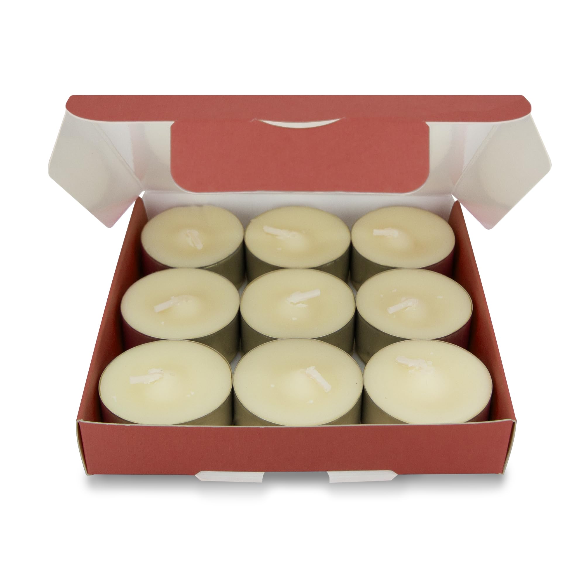 Wild Ethos Scented Tea Lights, Natural Wax, Long Lasting & Blended Natural Essential Oils, Pack of 9, Made in The UK - Image 2