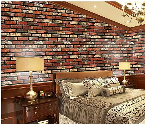 3D Simulation Bricks Waterproof DIY Wall Sticker (45x10m)