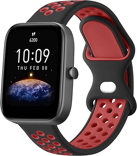 Miniatura 1 de Vanjua Bandas deportivas para Amazfit Bip 3  Bip 3 Pro Band mujeres hombres, Amazfit Bip U Pro  Bip  Bip Lite  Bip S lite  Bip S lite  Bip U, correa