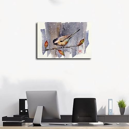 Miniatura 8 de Póster artístico de Dean Crouser impresiones artísticas de 23 árboles de primavera, pintura de acuarela sobre lienzo, póster de arte de pared,