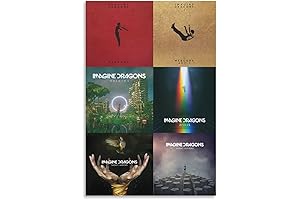 OPDACHUN Imagine Dragons Canvas Poster: A Vibrant and Mesmerizing Visual Masterpiece