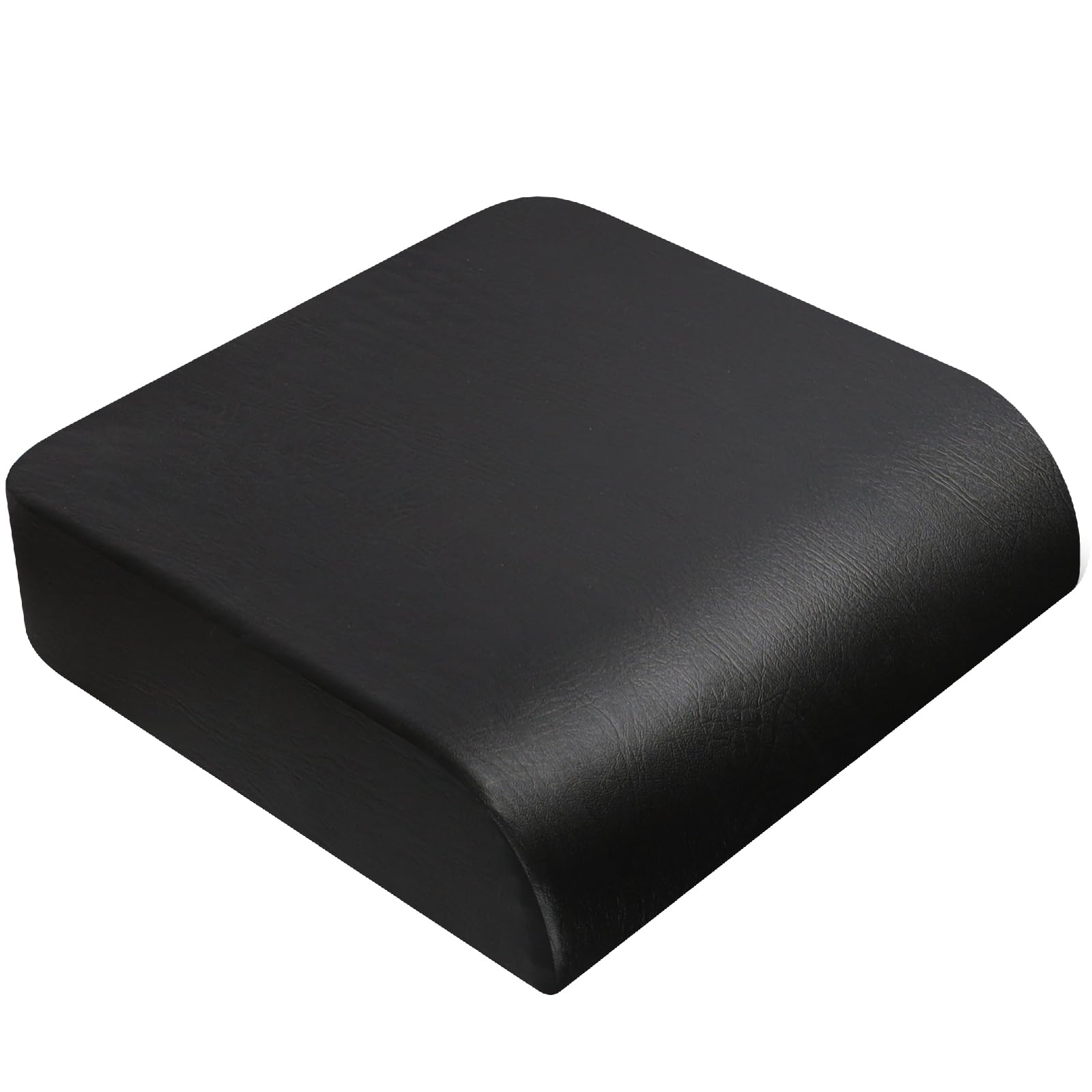 Coussin de siège mousse mémoire de forme grand modèle 10 cm cuir synthétique