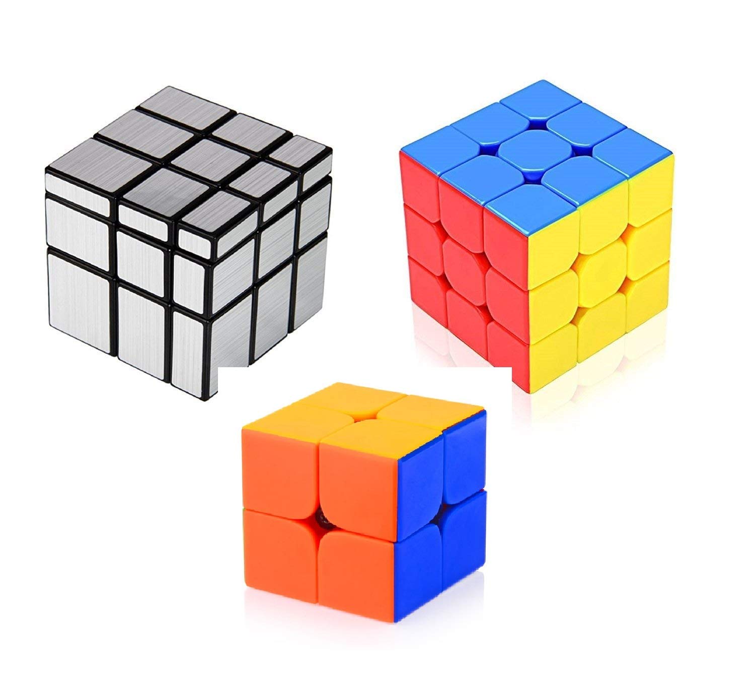 Toy Arena Cube 2x2 3x3 and Silver Mirror Cube High Speed Stickerless Magic Rubic Puzzle Cubes Combo (B07T8621C9) Amazon Price History, Amazon Price Tracker