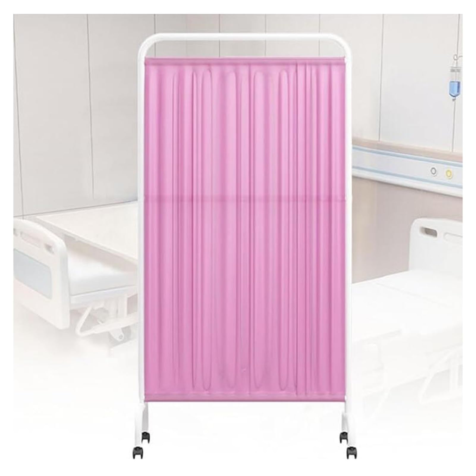 Paravent mural pliable résistant pour masquer un lit ou un bureau en nylon de soie