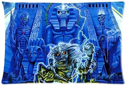 Hertanercase Heavy Metal Band Iron Maiden Fans Custom Zippered Soft Pillow Cases 16'' x 24'' (Two sides)