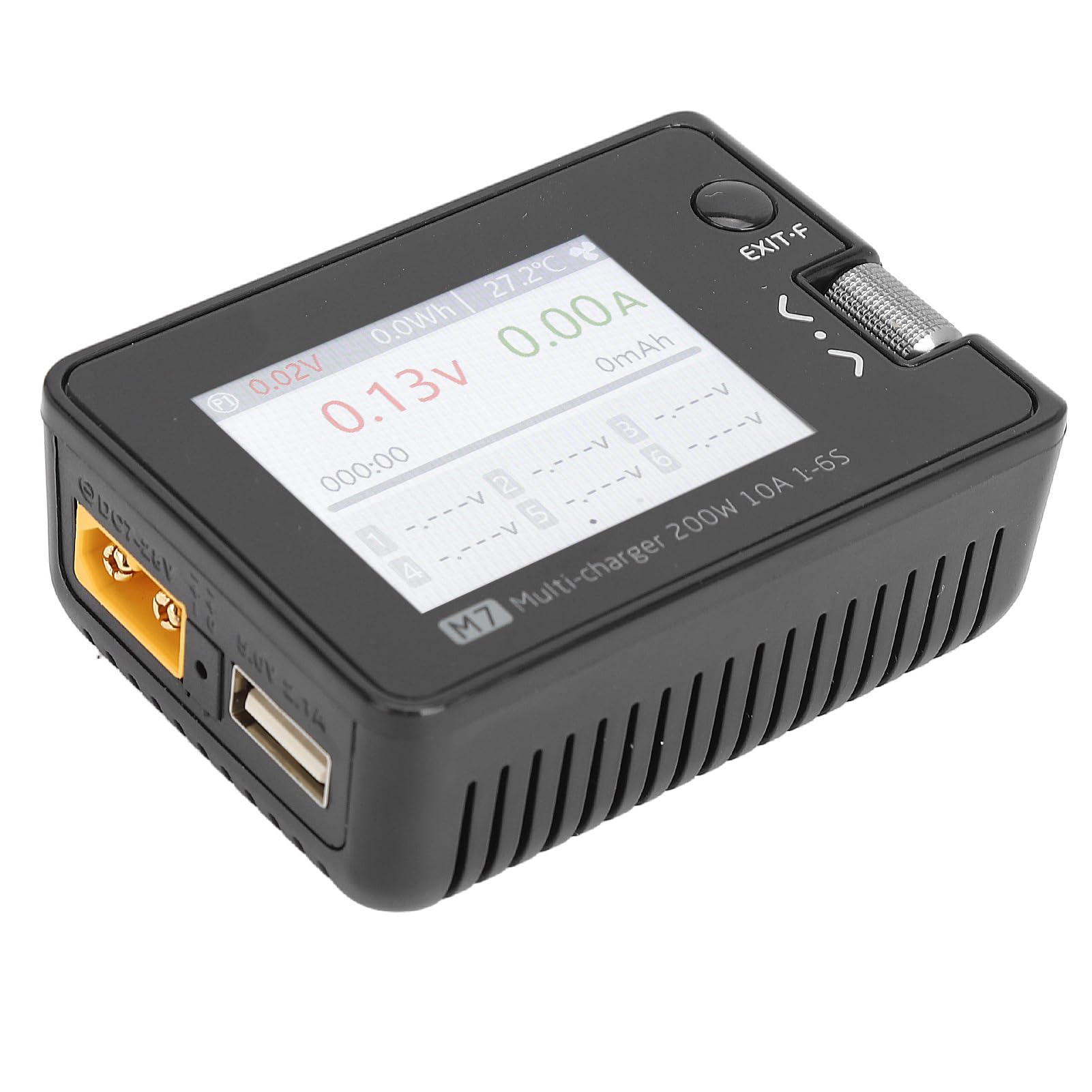200W 10A RC Lipo ładowarka, Bateria Lipo Zabawka do Utrzymywania Równowagi z ładowarką RC ładowarka RC Samochód Samolot łódź ładowarka Baterii Wyładowarka Czarny