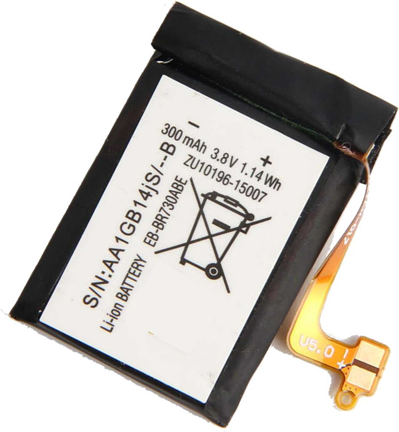 3.8V 300mAh EB-BR730ABE Replacement Battery for Gear S2 Classic 3G & S2 3G R730