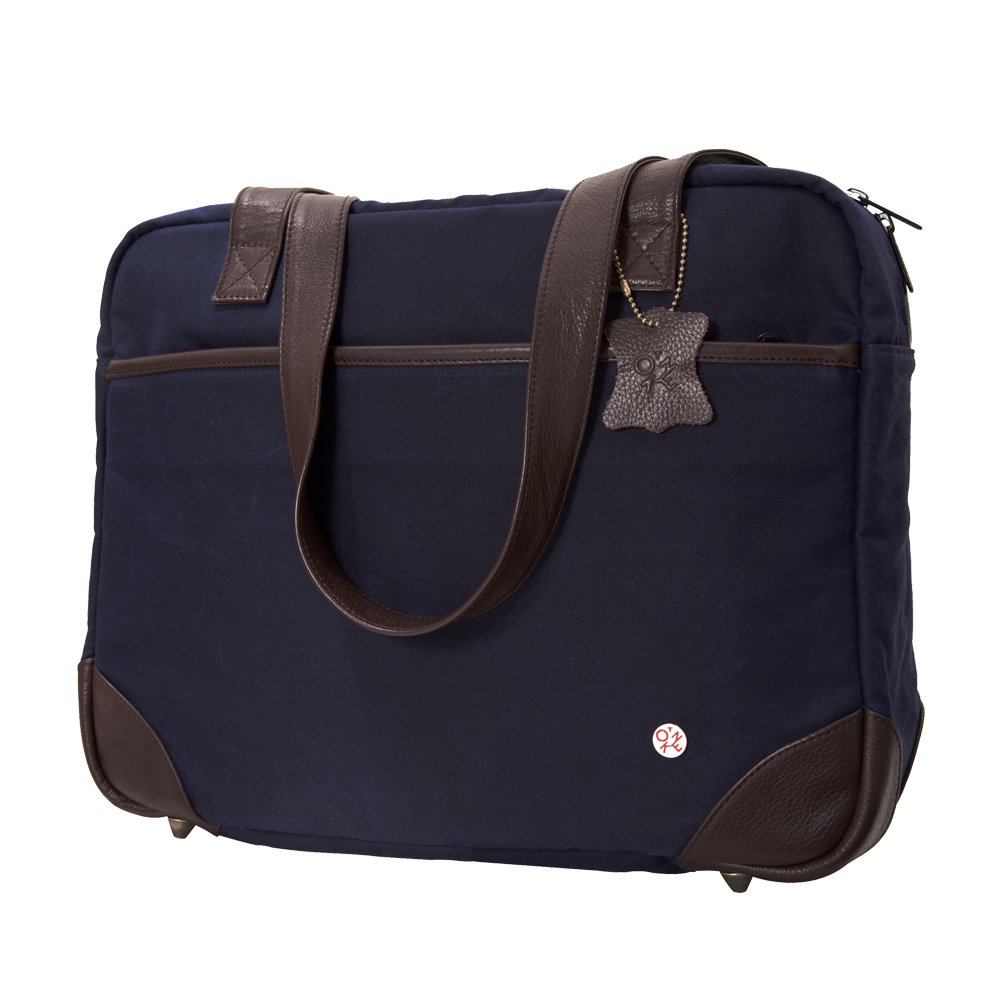 Token Bags Hudson Waxed Shoulder Bag Navy One Size