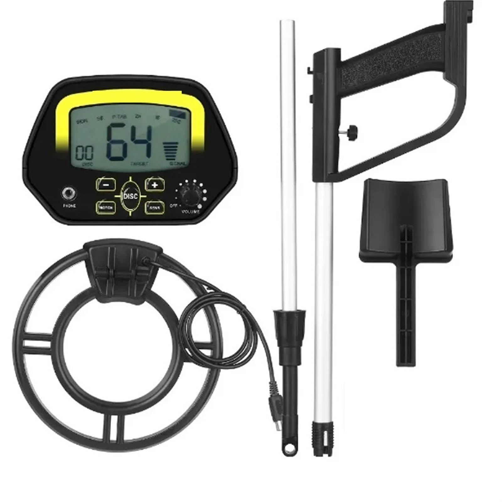 JVDDI High Sensitivity Metal Detector Professional Underground Gold Detectors Pinpointer Detecting Jewelry Treasure Hunter