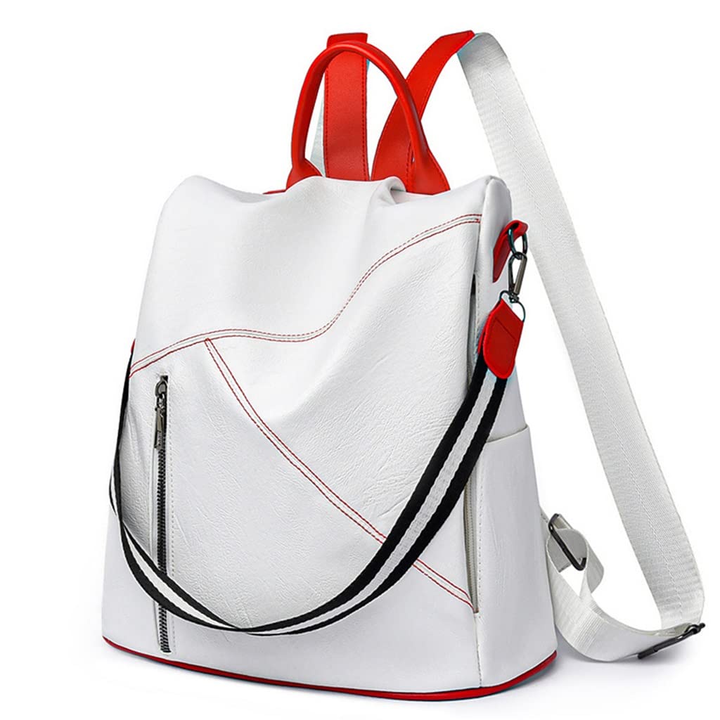 Soft Leather PU Backpack Women's Outdoor Travel Backpack Ladies Casual Anti-theft Bag Dual-purpose Women's Bag