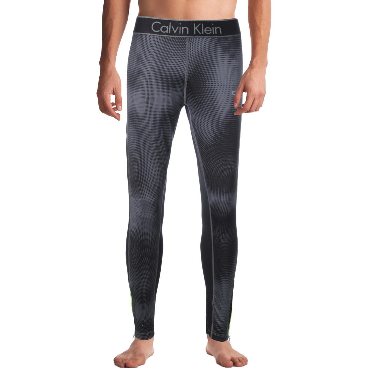 Men's Performance Mix Media Compression Pant with Logo WB