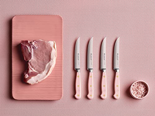 Wüsthof Classic Pink Himalayan Salt 4 Piece Steak Knife Set #TOP4