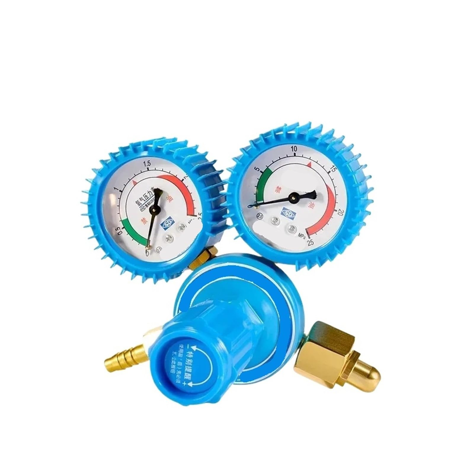 Vmvud Propane Meter Acetylene Meter Gas Regulating Valve Pressure Reducer Oxygen Cylinder Pressure Gauge Shockproof Oxygen Meter