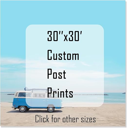 Personalized Custom 30''x30'' Canvas Prints with Your Photo/your Image Large Wallart Wall Decor for Bedroom Dining room Living room Children's room(Unframed)