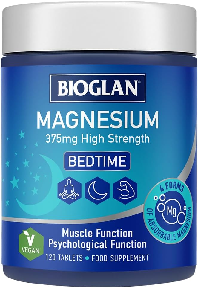 Bioglan Active Magnesium | Supports Muscle Function | 120 Tablets, 120 Tablet
