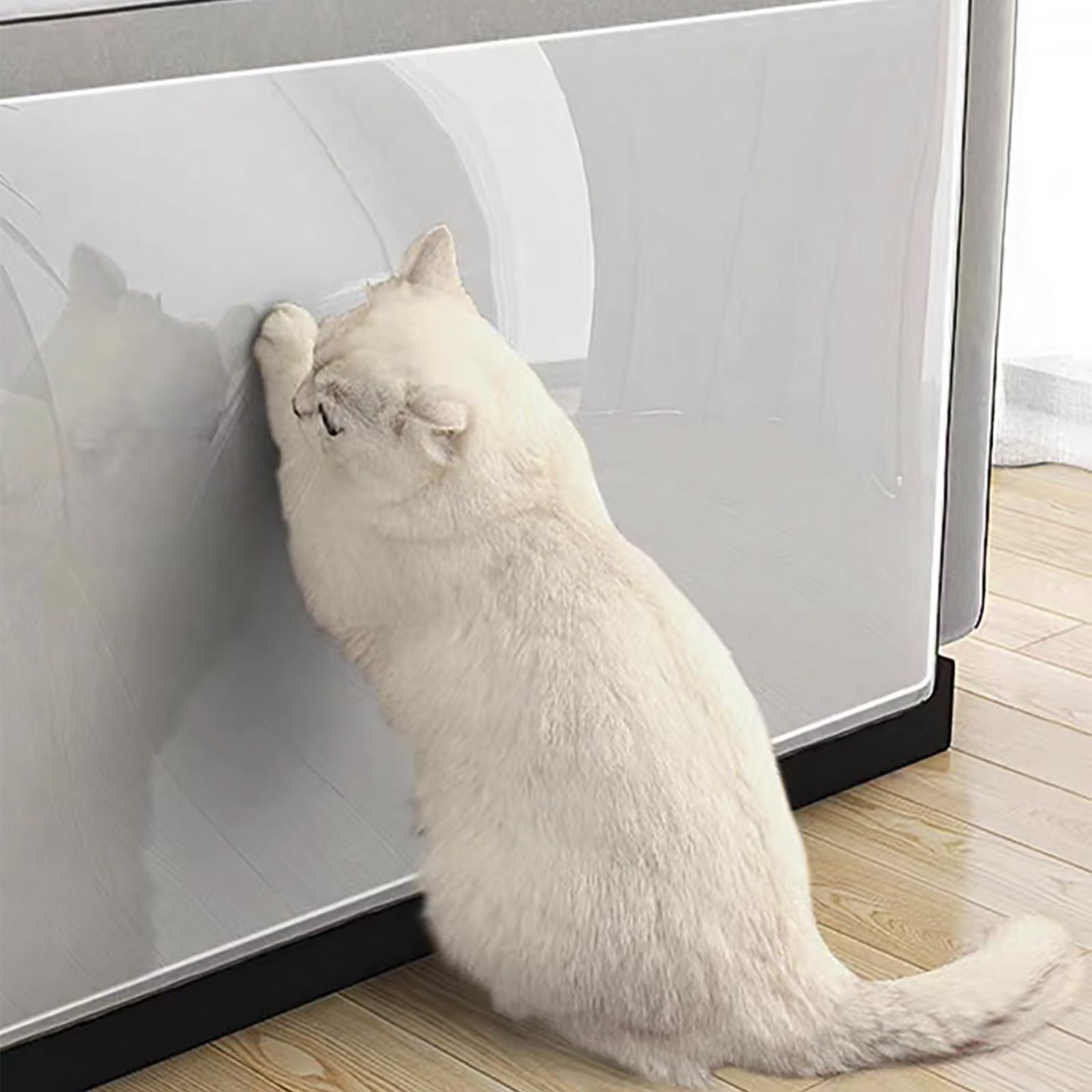 Anti Cat Scratch Furniture Protector Tape - Pinless Cat scratch furniture protector for Your Home- provide cat tape for furniture to protect furniture, anti scratch cat tape for home sofa protector