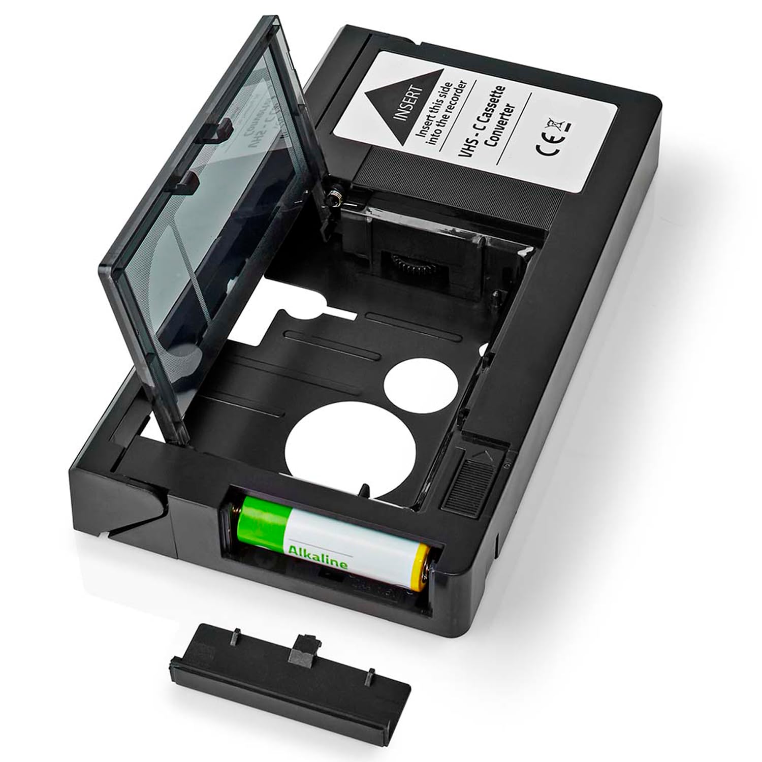 CABLEPELADO - Convertidor VHS-C a VHS – Adaptador Motorizado para Reproducir Cintas Antiguas en Videograbadora VHS