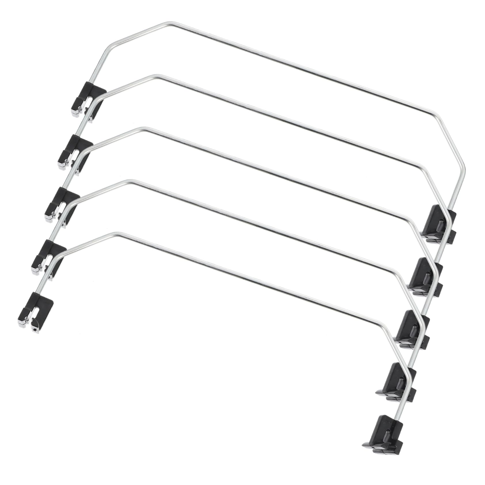 JECOMPRIS 5Pcs Supermarket Shelf Divider Board Iron Dividers for Organized Display for Convenience Stores and Retail Spaces Long Isolation