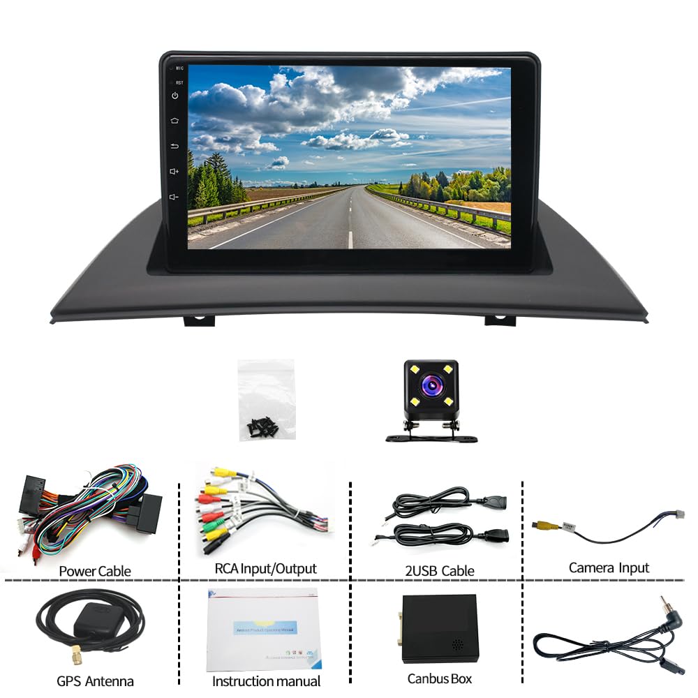 Car Stereo Fit for BMW X3 E83 2004-2012 Touchscreen 9