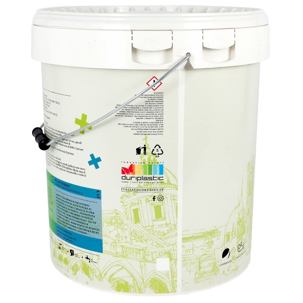 Comfort Biancosan Plus Idropittura Igienizzante Antimuffa Traspirante Per Pareti (Litri 4, Bianco)