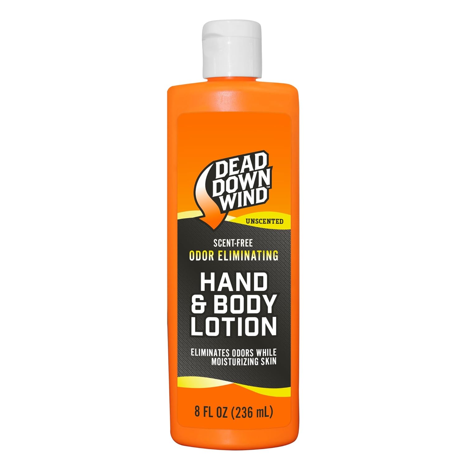 Dead Down Wind Odorless Hand Body Lotion - Unscented - Odor Elimination for Hunting Gear