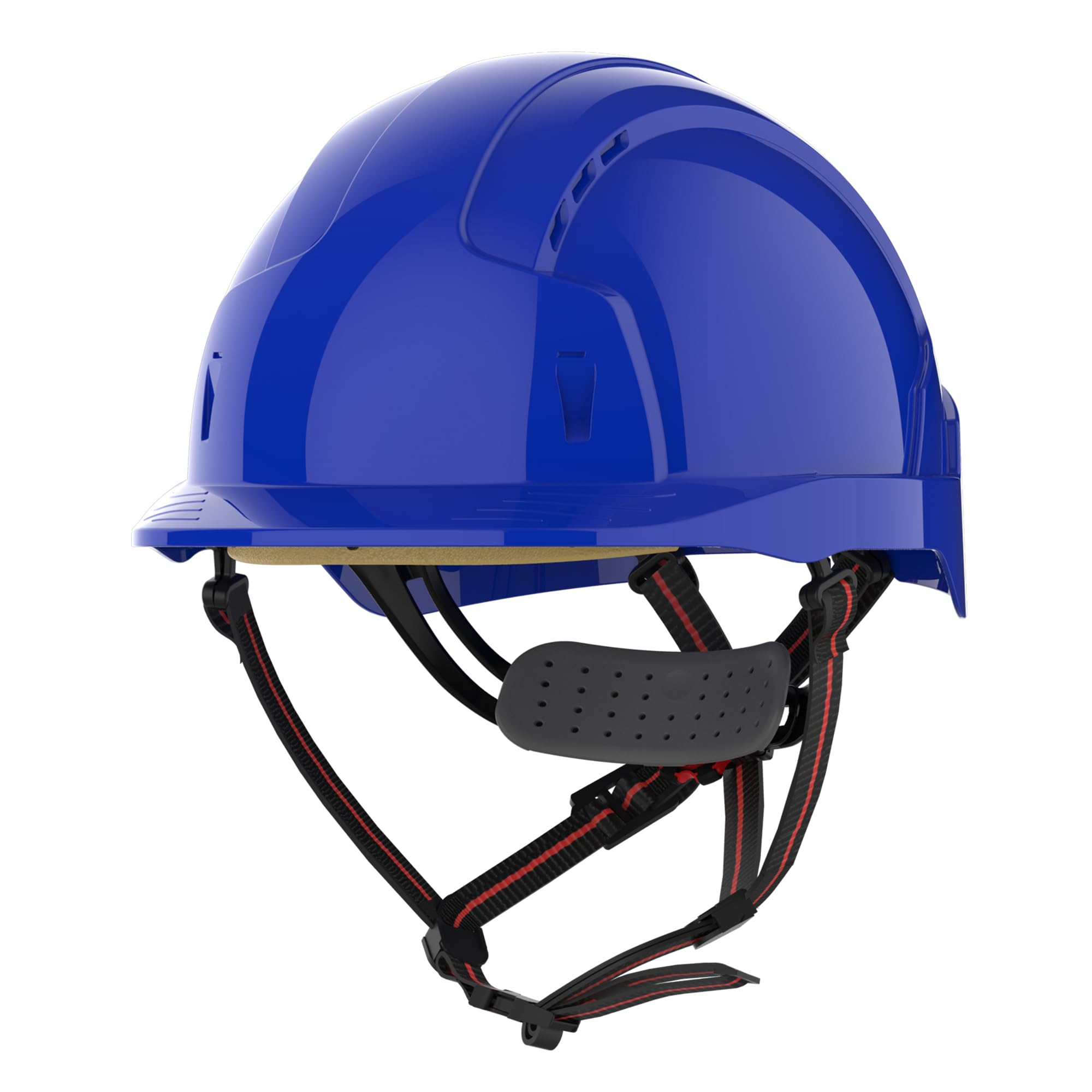 JSP EVOlite Skyworker Casco Obra y Escalada, Ultraligero, Azul | El casco más ligero de JSP para trabajos en altura. Barbuquejo 4 puntos y rueda. EN 397 & EN 12492.