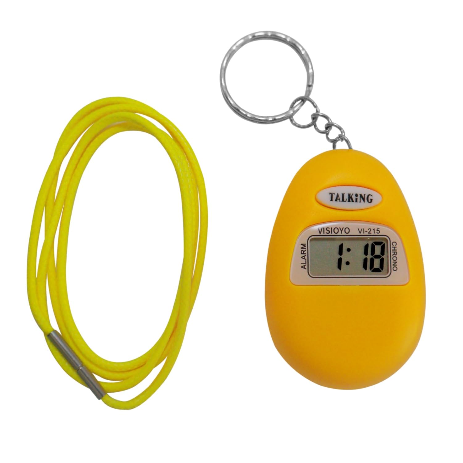 Annuncio Orario Vocale in Italiano - Portachiavi Parlante per Anziani e Non Vedenti - Annuncio Orario Vocale, Orologio Tascabile con Suono all'Ora