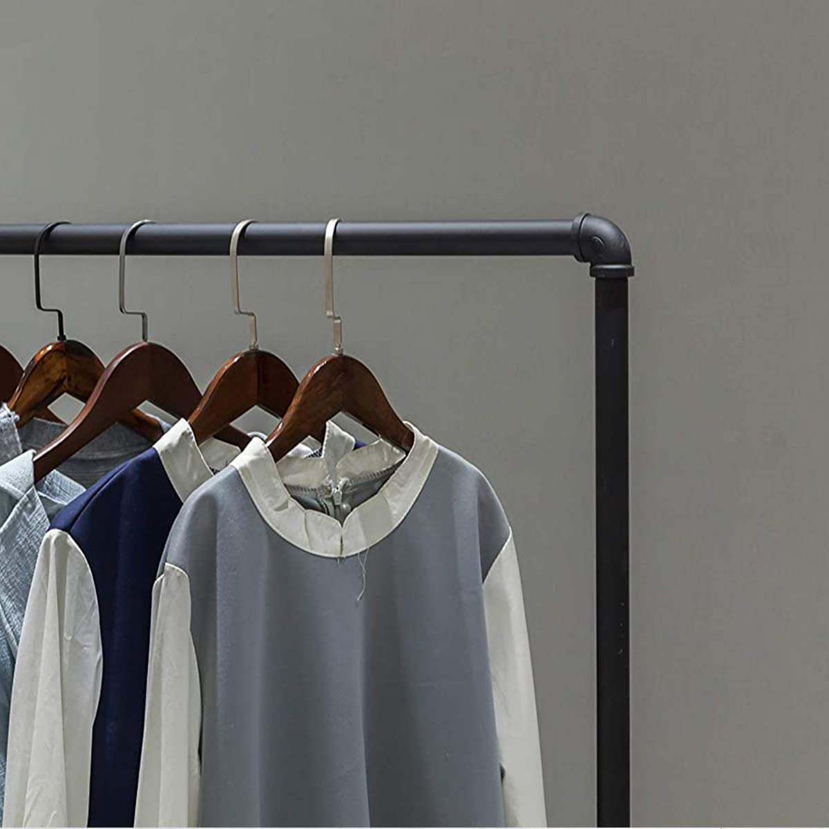 Buy FURVOKIA Industrial Pipe Clothing Rack Garment Rack Pipeline Vintage Pipe Rack Closet