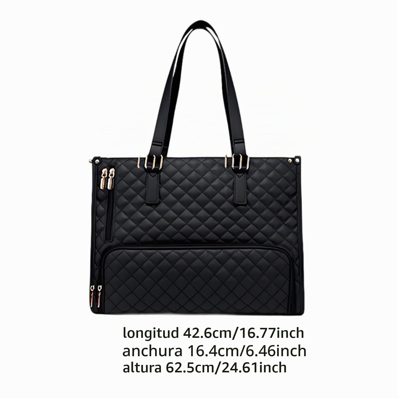 YWJLQHBolsa Termica Porta Alimentos,Bolsa Comida Trabajo Loncheras de Trabajo, Spallacci Regolabili Lancheira de Termica Bolsa Isotermica Porta Alimentos, Lunch Bag Oficina Viaje Picnic, Negro