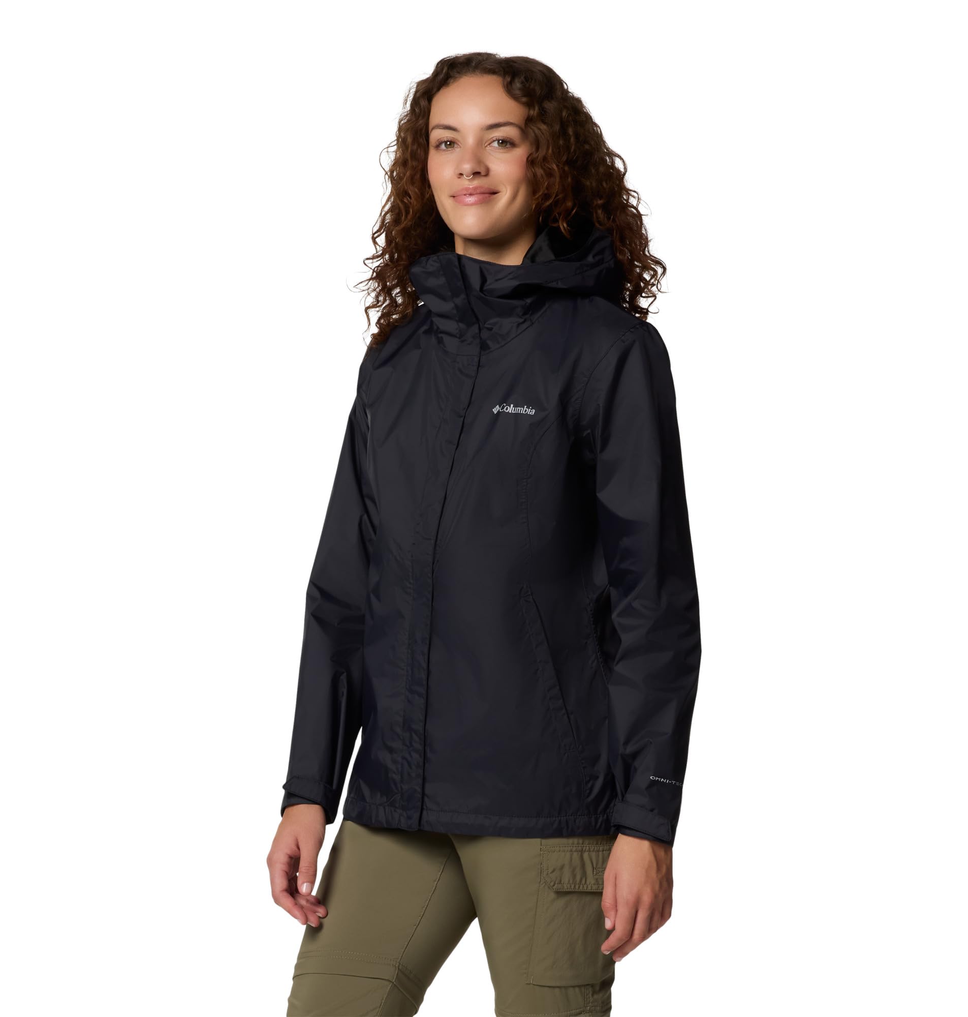 Columbia Arcadia II Veste À Capuche Imperméable et Respirante Veste de Pluie Femme