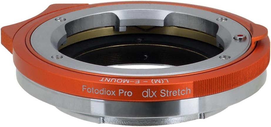 Fotodiox DLX Series Stretch Adapter w/Back Focus and Macro Focus Ability, Leica M Lens to Sony E-Mount Mirrorless Camera – for Sony Alpha E-Mount Cameras APS-C & Full Frame i.e. NEX-7, a5100, a7R II