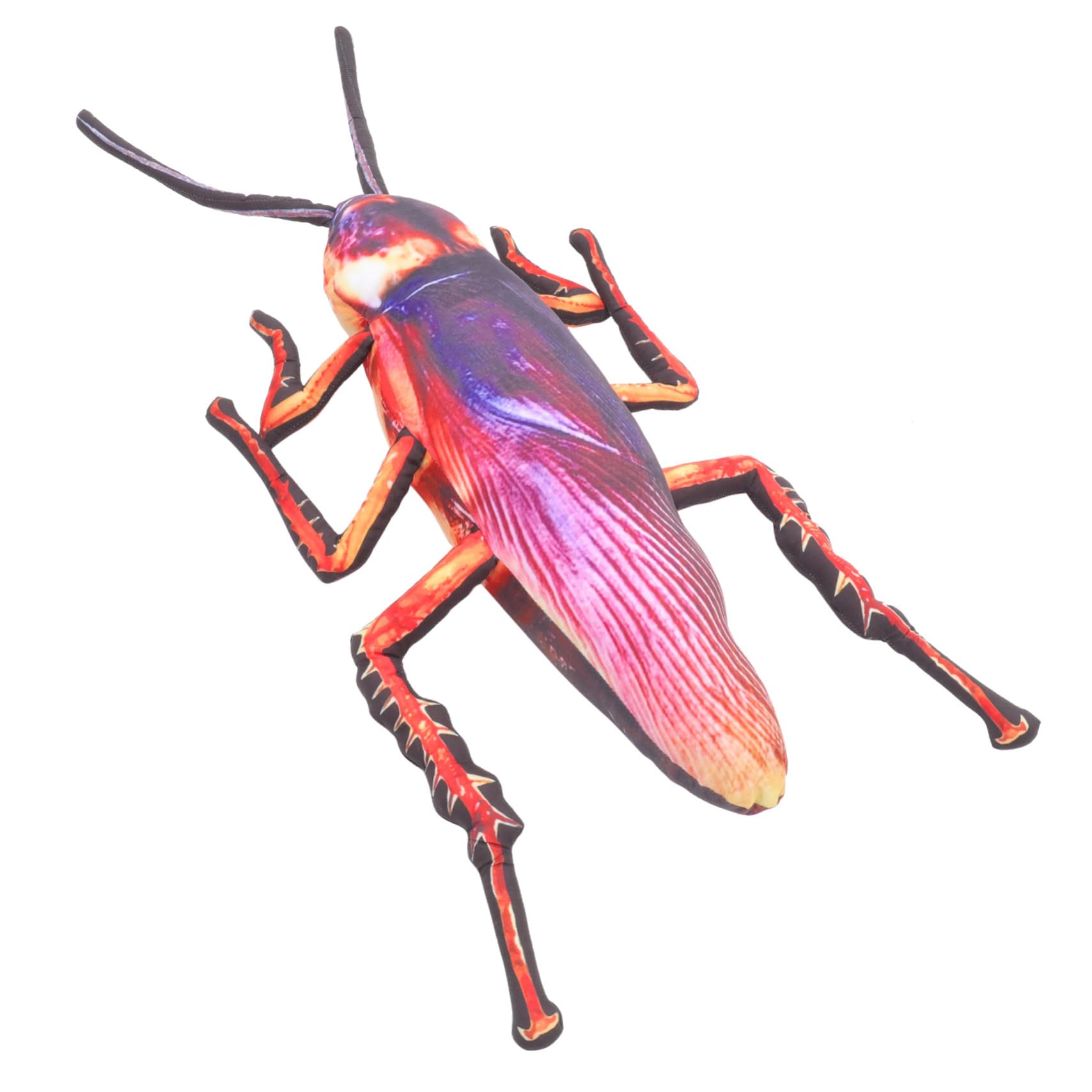 MUCKLILY Realistic Cockroach Plush Simulation Prank Prop for Halloween Party Decoration Soft Stuffed Creepy for Home Office Desk