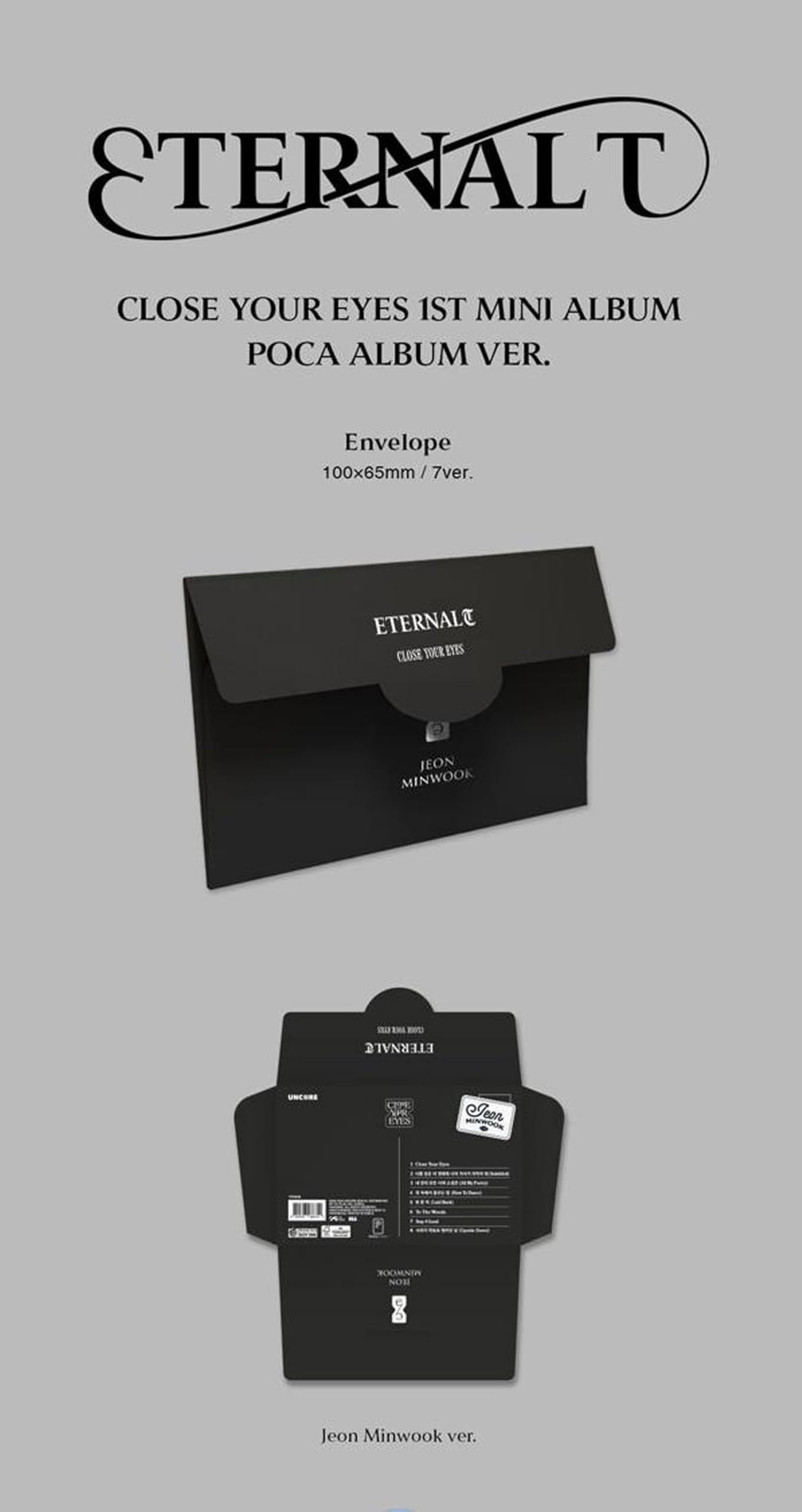 Amazon.com: CLOSE YOUR EYES ETERNALT 1st Mini Album (POCA ALBUM