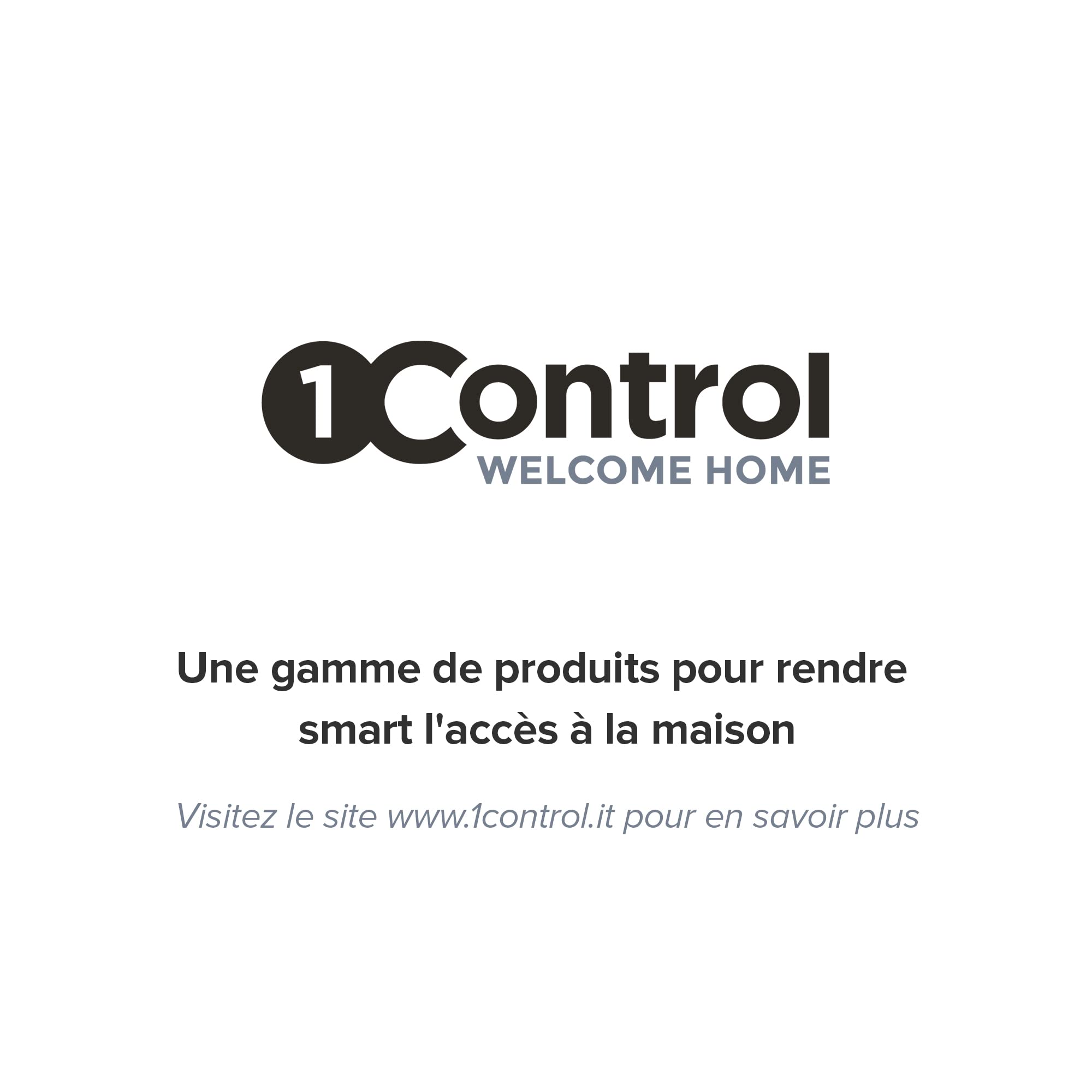 1Control Solo + Link Ouvre-Portail Connecté avec Ouverture à Distance – Ouvrez Portail et Garage avec Smartphone/App, Alexa, Google Home – Compatible 750+ Télécommandes Rolling Code – Wi-FI Bluetooth