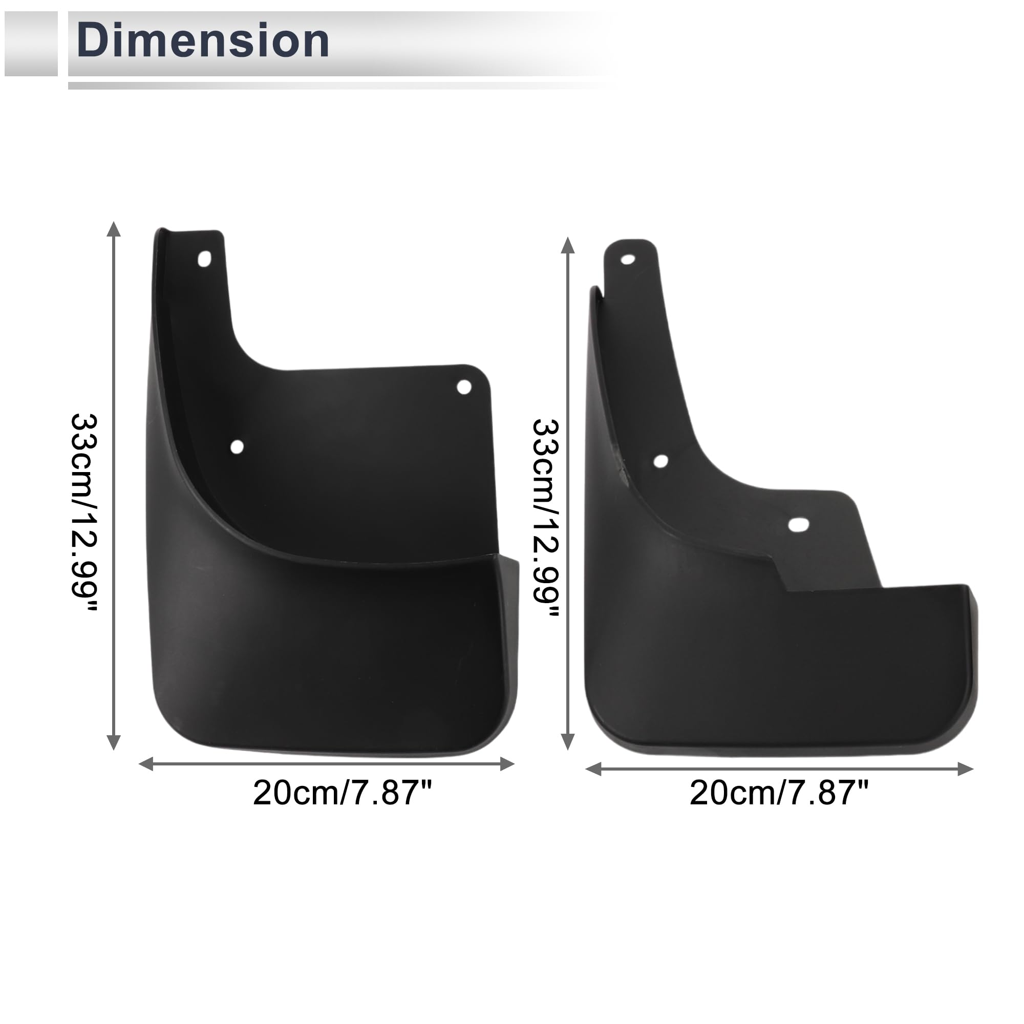 X AUTOHAUX 1 juego de guardabarros delanteros y traseros para Suzuki Vitara 1999-2005 con accesorios de montaje