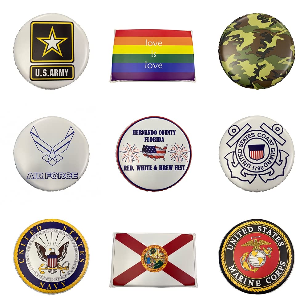 Camouflage, Circle Seat Cushion