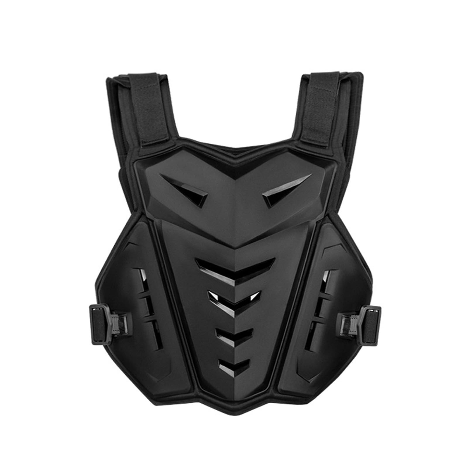 Protector de espalda flexible para moto de cross con acolchado de espuma y correas ajustables, defensa ajustable para motocicleta