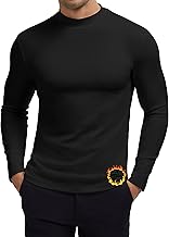 Thermal Shirt Men's Compression Shirt Long Sleeve Functional Shirt Dralon Thermal Top Warm Undershirt Basic Shirt Men Winter Pullover