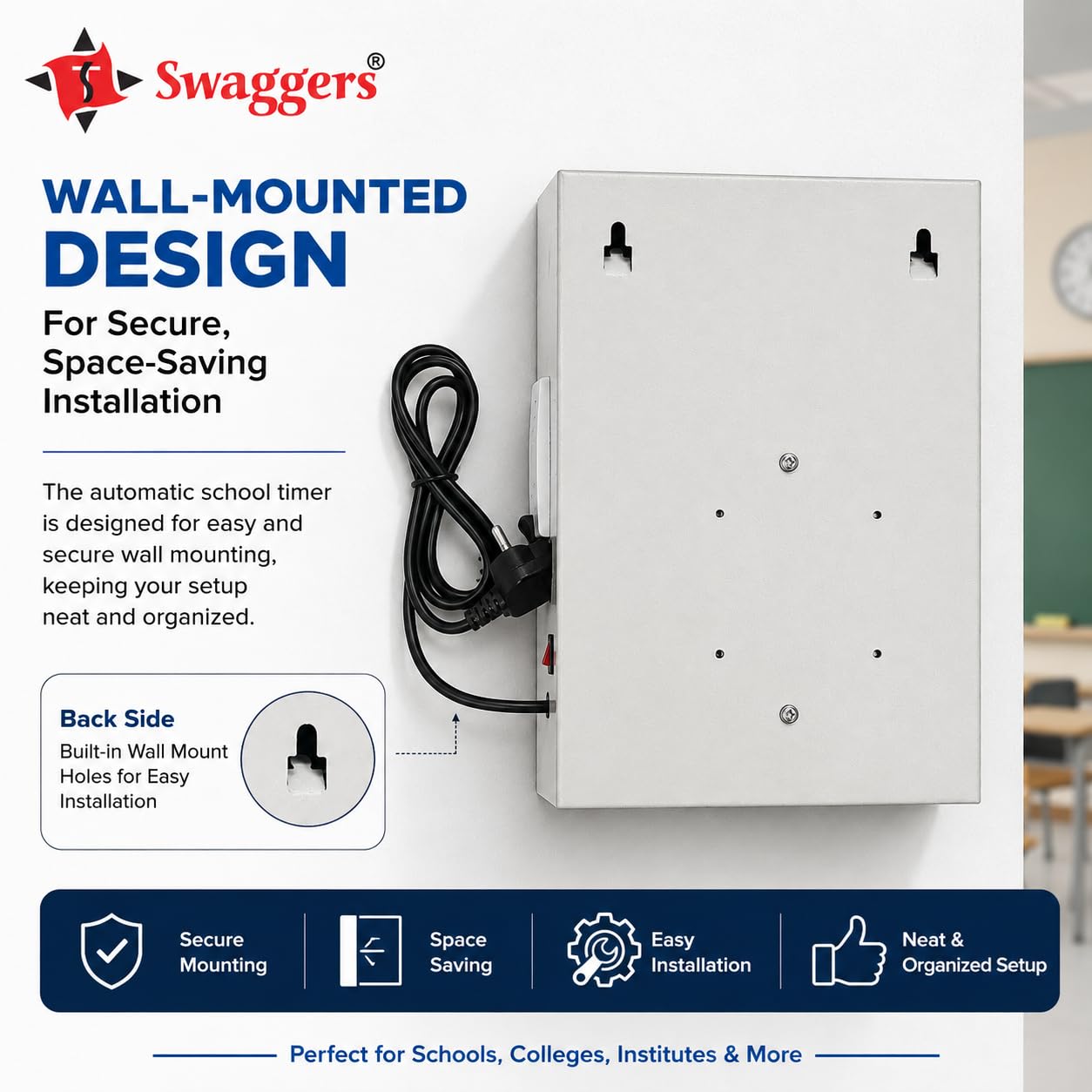 swaggers Basic Timer Automatic/Electric School Management Timer Device | 1 Year Warranty — Amazon image 5