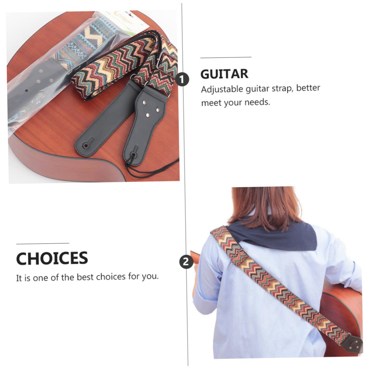 Toyvian Tracolla Per Chitarra Tracolla Per Basso Chitarra Elettrica Fionda Per Chitarra Folk Tracolle Per Chitarra Tracolla Con Borchie Cinturino Per Ukulele Cinghie