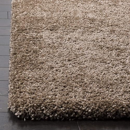 Image of Premium Antiskid Shaggy Carpet /Rug Plain Fur Rectangular Rugs,Soft Microfiber for Bedroom,Living Room,Kids Room,Hall etc (Mouse, 5x8 feet)