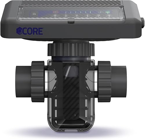 CircuPool Sistema de clorador de sal CORE35 8 años de garantía del fabricante Sin penalización de instalación DIY Titanio de EE. UU. Salida CL