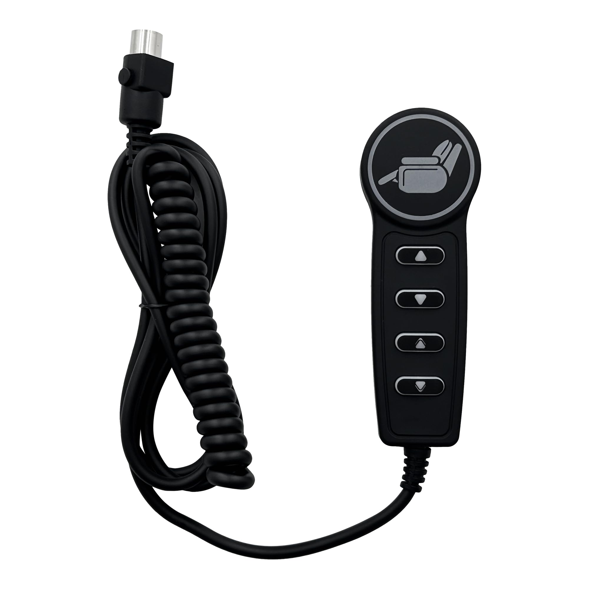 Dlfeue 4 Button 5 Pin Remote Hand Control with USB A C Ports and Backlight for Electric Sofa Power Recliner Lift Chair Parts Replacement Handset