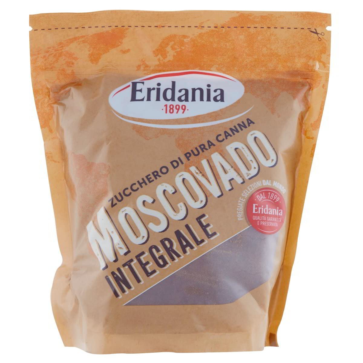 6x Eridania Sucre Sucre Zugchero di Pura Canna Intégrale Muscovado Sucre de canne pur 500g