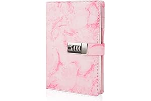 Marble Diary with Lock: A Treasured Haven for Your Thoughts and Dreams