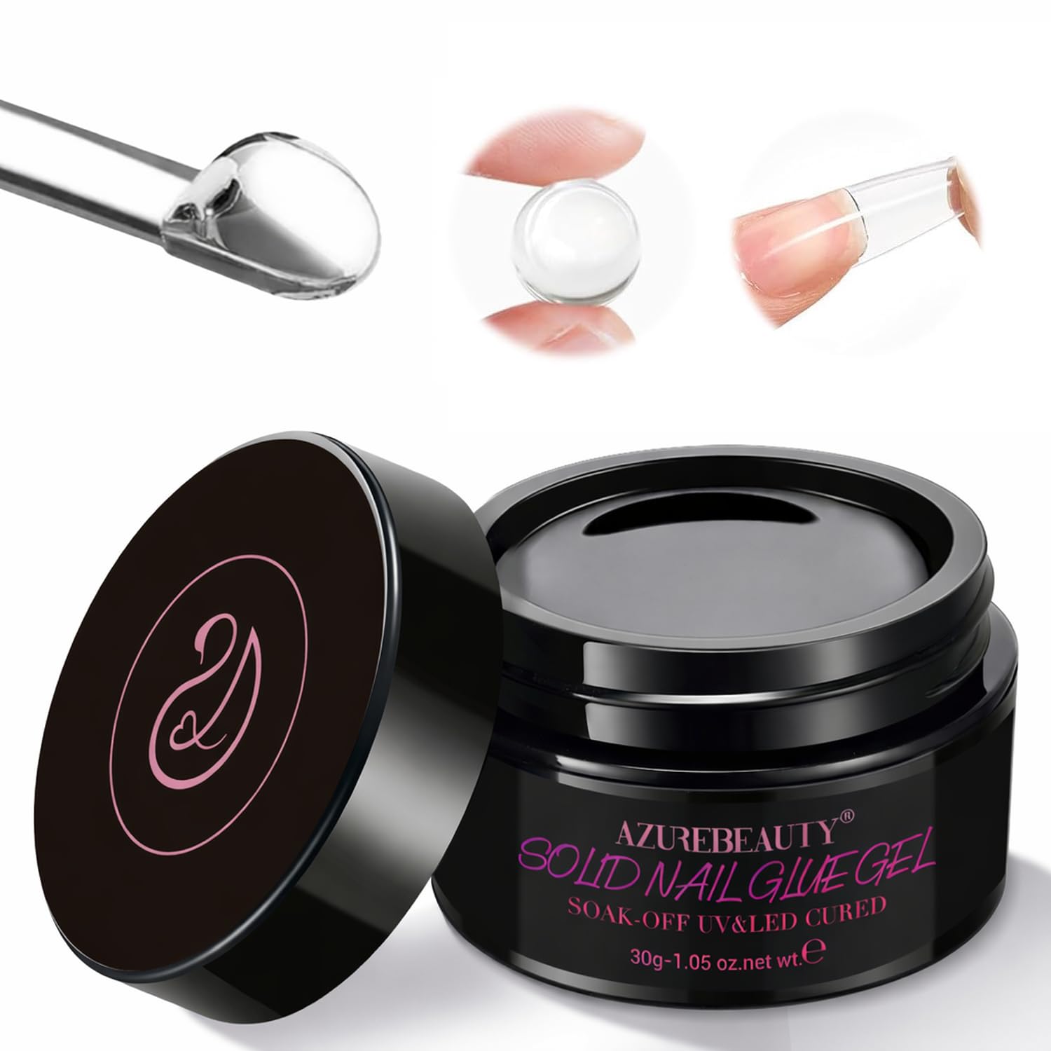 AZUREBEAUTY Mocny klej do paznokci, 30 g Nail Glue
