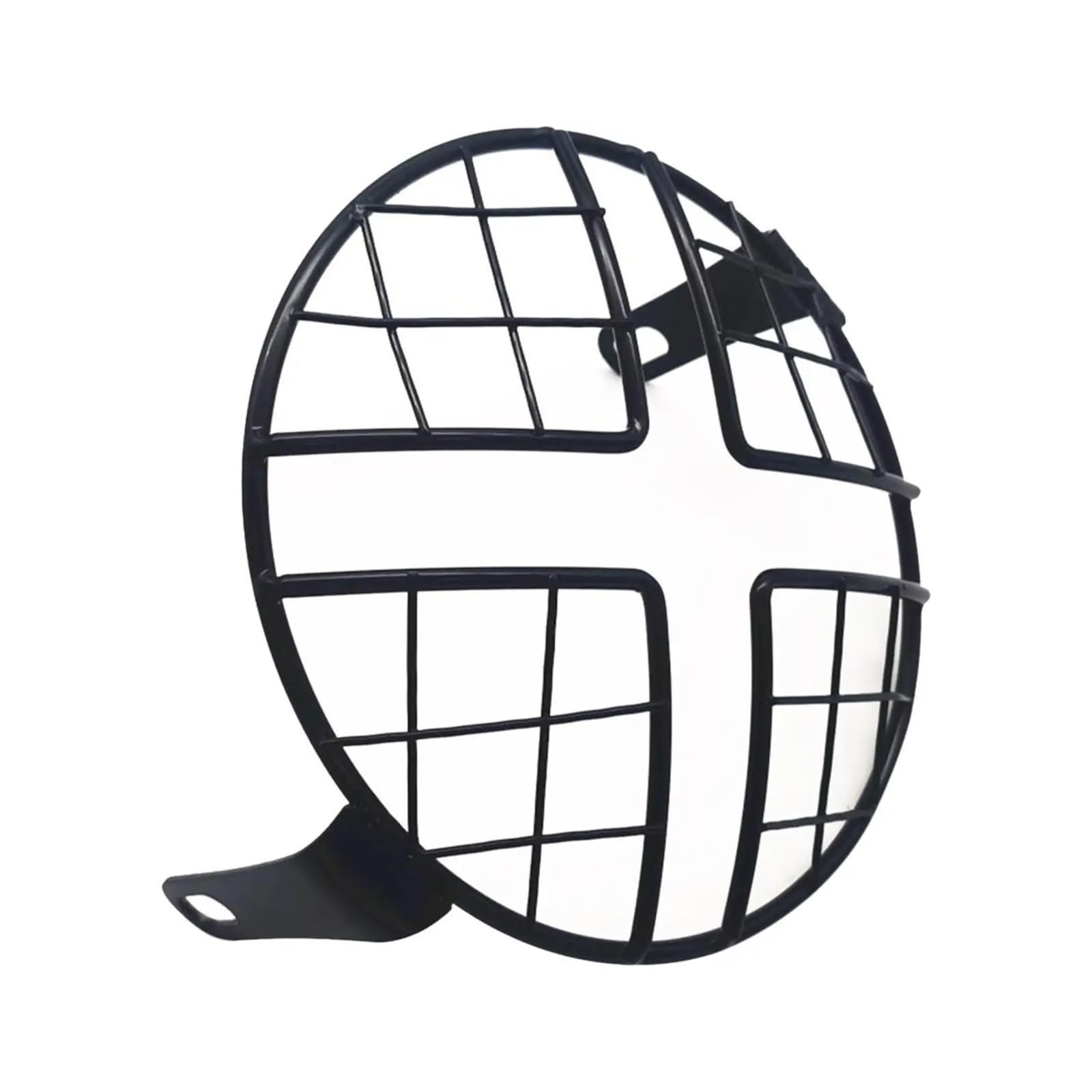 Protecteur Phare Moto Pour Cafe Racer Pour Cruiser 6.5 Couvercle De Phare Moto En Maille Protection Grille Avant