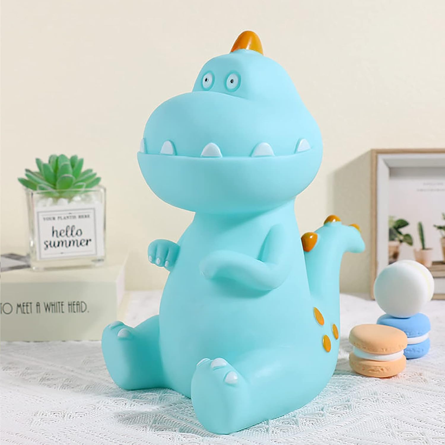 LEcylankEr Hucha Dinosaurio para Niños,Hucha de Juguete Originales Personalizada para Niños y Niñas,Los Mejores Regalos y Decoraciones de Cumpleaños