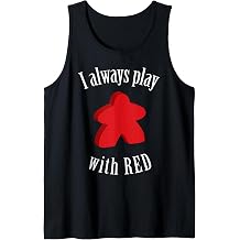 ألعب دائمًا بلعبة Red Meeple Board Tank Top