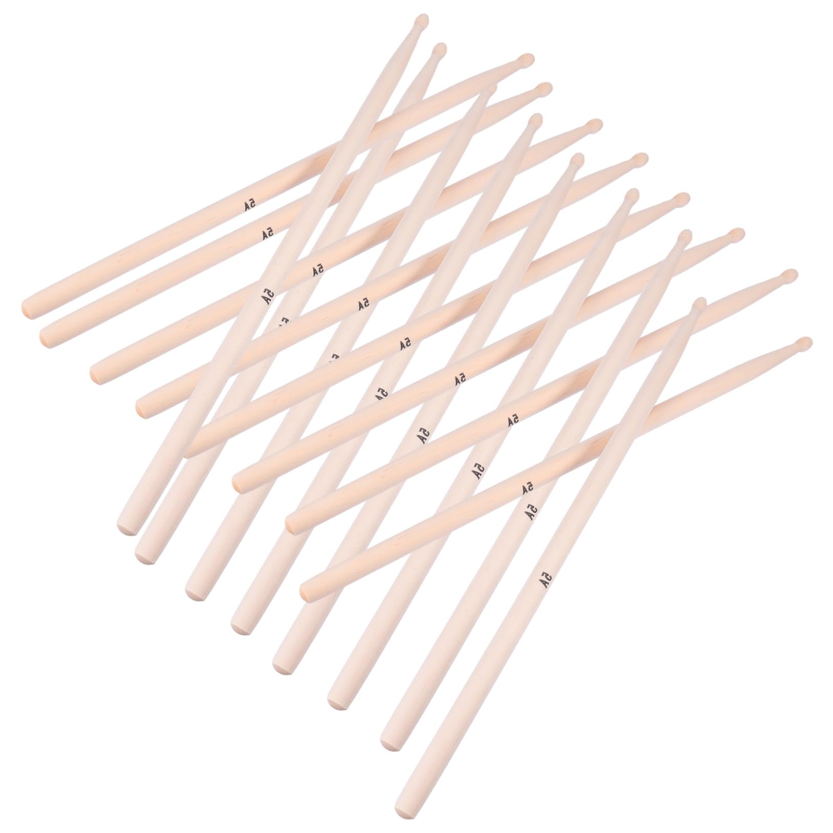 TOYANDONA 20pezzi Bacchette Per Batteria Legno Di Acero Strumenti Musicali Professionali Per Musicisti Di Bacchette Resistenti e Pratiche Per Principianti e Professionisti